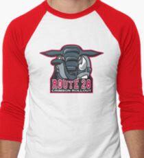 Route 28 Crimson Rollout Men's Baseball ¾ T-Shirt