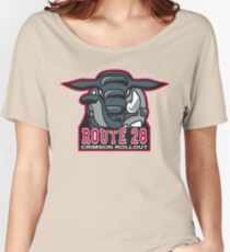 Route 28 Crimson Rollout Women's Relaxed Fit T-Shirt