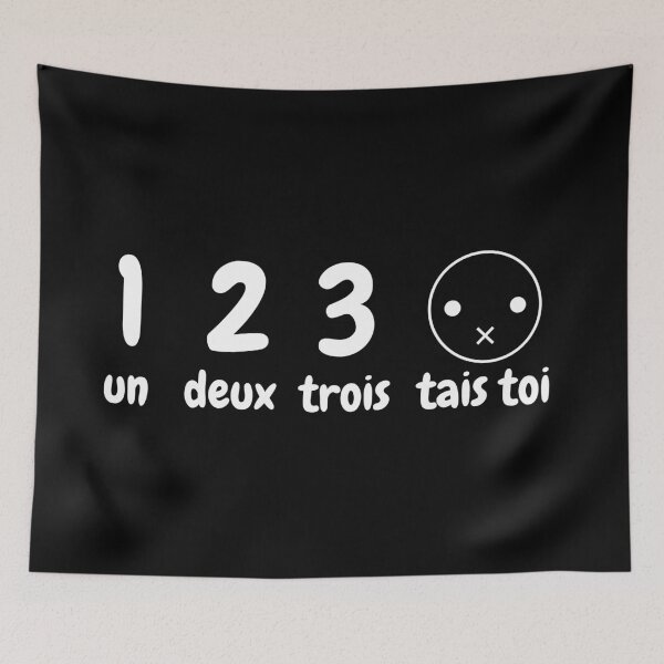 Item preview, Un Deux Trois Tais Toi French One Two Three Shut Up  designed and sold by itismimi.