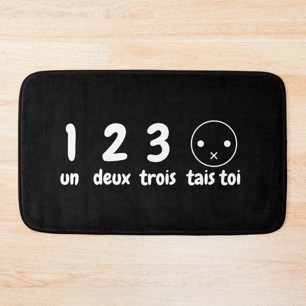 Item preview, Un Deux Trois Tais Toi French One Two Three Shut Up  designed and sold by itismimi.