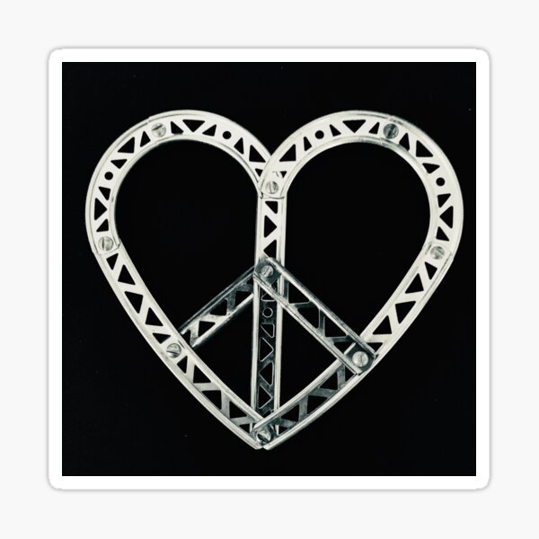 Item preview, Peace and Love Strong -Black designed and sold by Barbara Gilhooly.
