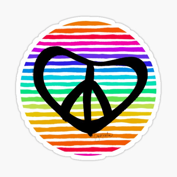 Peace of My Heart Sticker