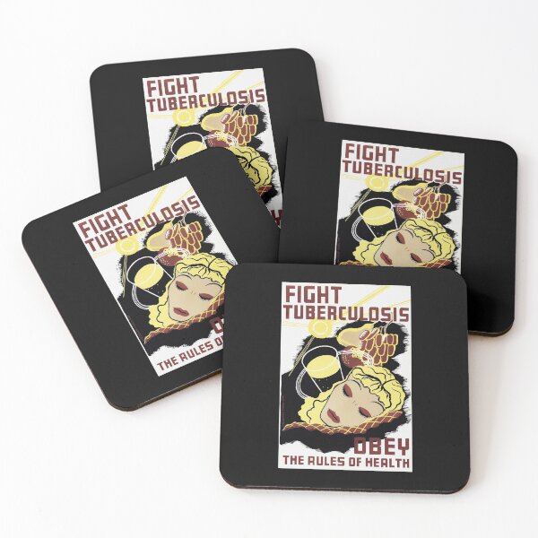 Item preview, Fight Tuberculosis - Obey The Rules Of Health - WPA Circa 1938 designed and sold by warishellstore.