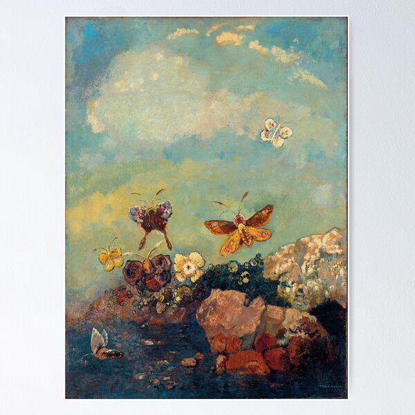 Item preview, Butterflies Odilon Redon designed and sold by sell-out-club.
