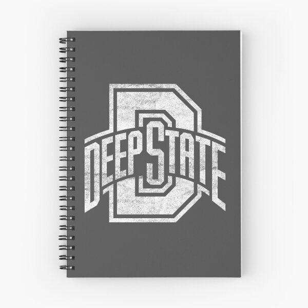 Item preview, DEEP STATE U_-_white,worn,logo over grey by Clandestocracy designed and sold by Clandestocracy.