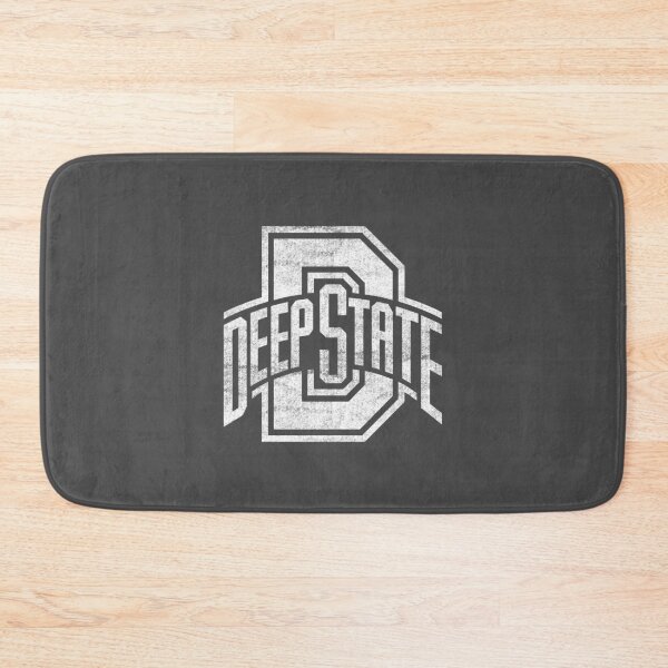 Item preview, DEEP STATE U_-_white,worn,logo over grey by Clandestocracy designed and sold by Clandestocracy.