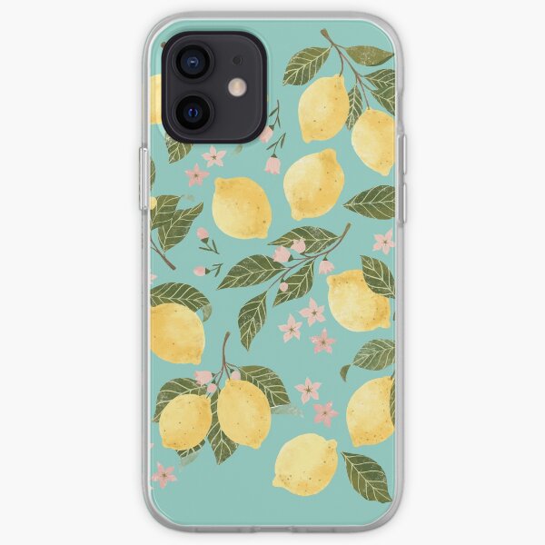 Gouache Lemons iPhone Soft Case