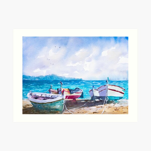 The Angler’s Fleet Art Print