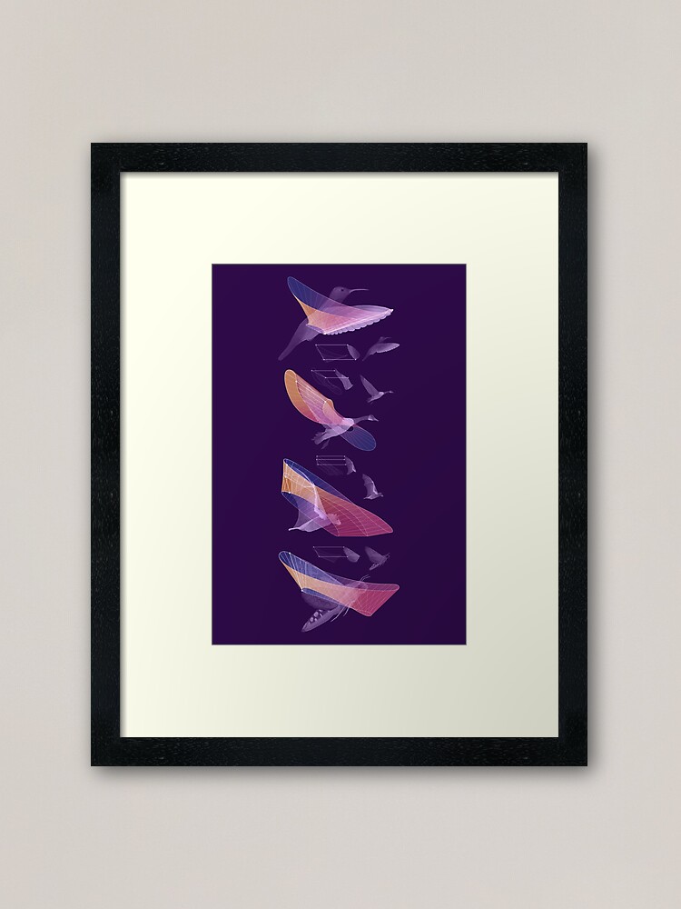 Alternate view of Flight Deconstructed Framed Art Print