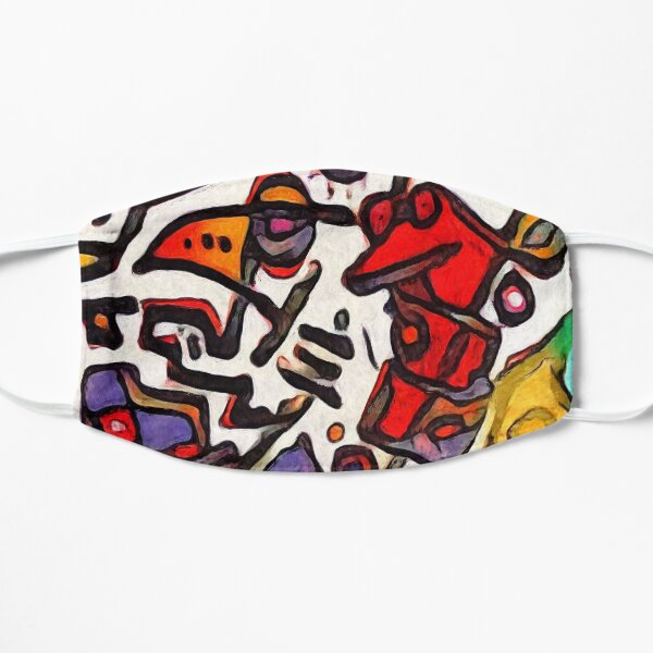 Bird plus Frogs Flat Mask