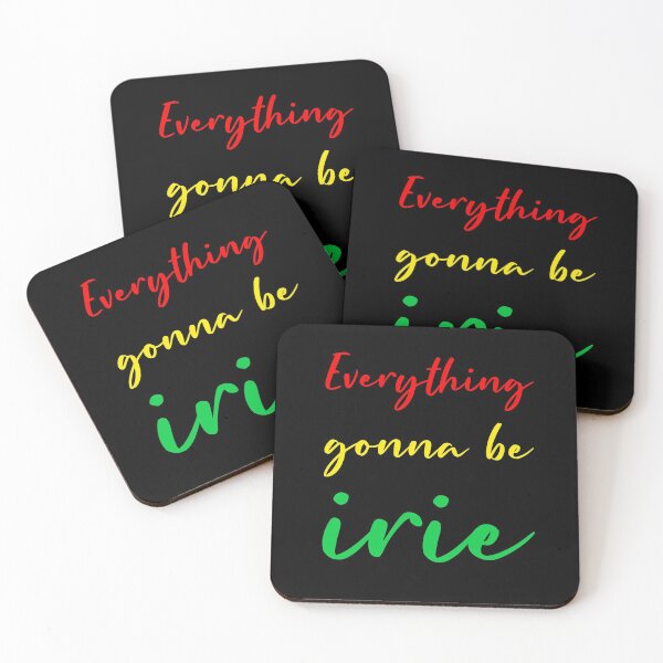 Item preview, Everything gonna be irie reggae rasta colours gift designed and sold by Stageystuff.