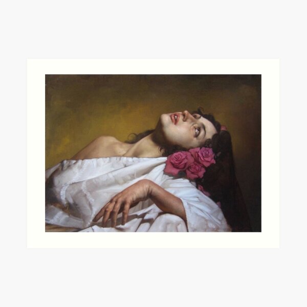 Santa Rosalia Roberto Ferri Art Print