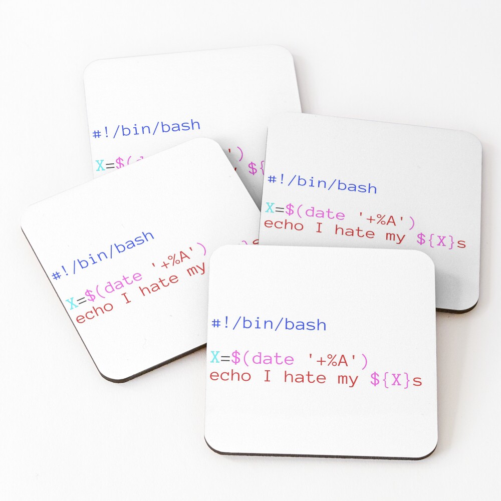 Item preview, Coasters (Set of 4) designed and sold by cheeryscript.