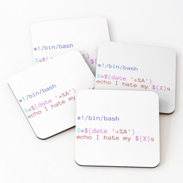 Item preview, Bash Script I hate my Xs designed and sold by cheeryscript.