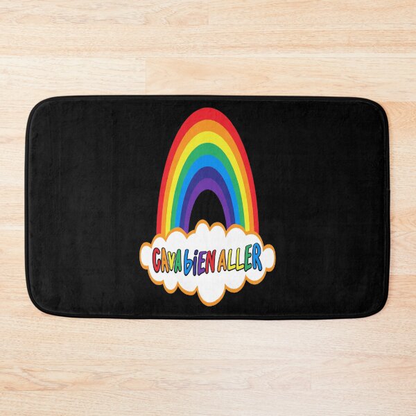 Item preview, Ca Va Bien Aller Sticker & Mask (HD) Small Cloud (Orange) designed and sold by Brazz Official.