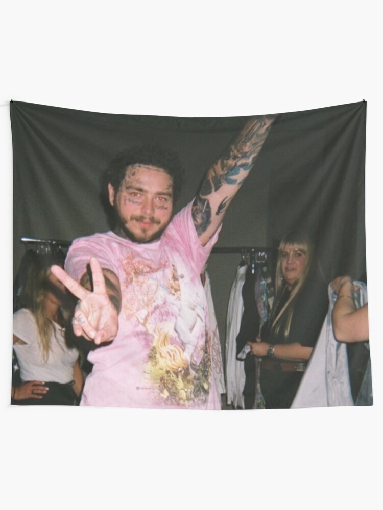 Alternate view of aesthetic posty Tapestry