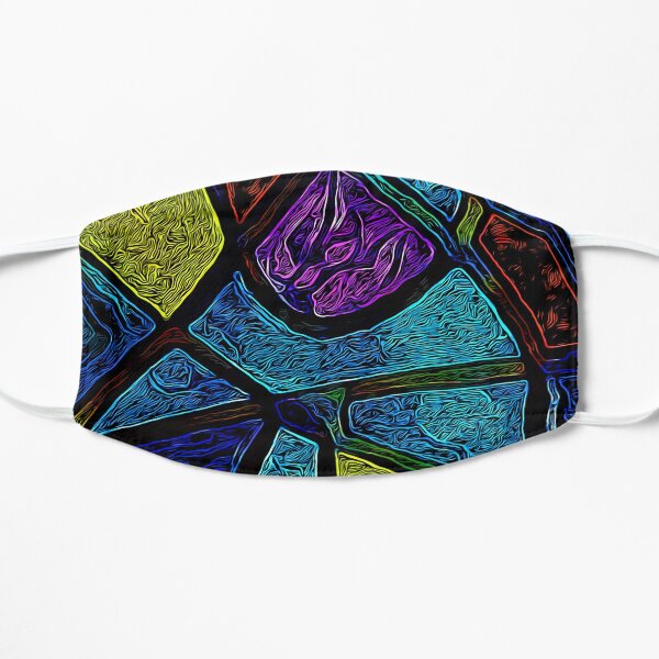 Tribal Colors Flat Mask