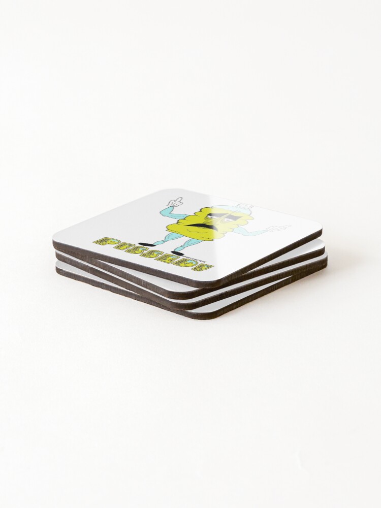 Thumbnail 4 of 5, Coasters (Set of 4), Pissed!! designed and sold by HacknStack.