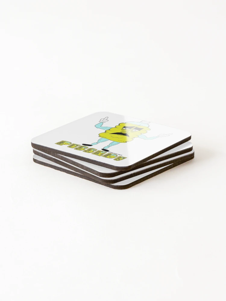 Thumbnail 4 of 5, Coasters (Set of 4), Pissed!!  designed and sold by HacknStack.