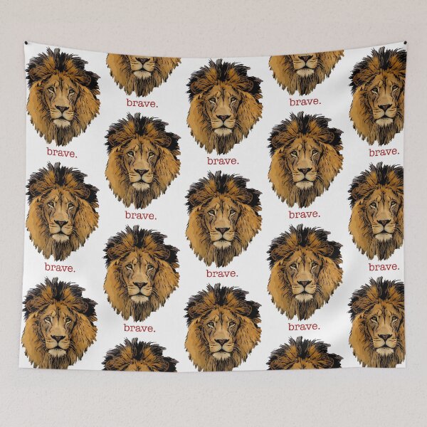 Item preview, brave lion designed and sold by peachthomas.