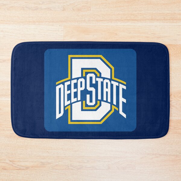 Item preview, DEEP STATE_-_white,yellow,blue logo over zipper hoodies i designed and sold by Clandestocracy.