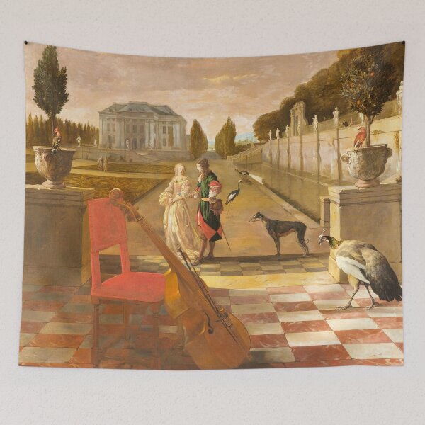 Item preview, Park with Country House designed and sold by brushandframes.