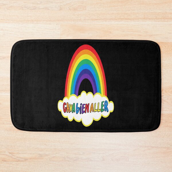 Item preview, Ca Va Bien Aller Sticker & Mask (HD) Small Cloud (Yellow) designed and sold by Brazz Official.