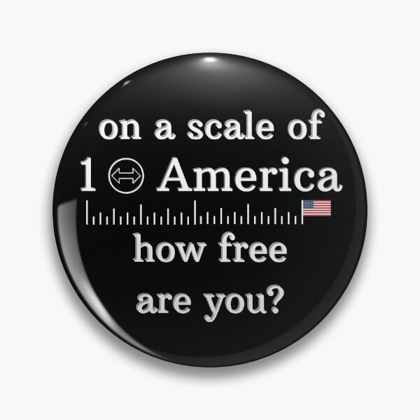 Item preview, On A Scale Of One To America  How Free Are You ? designed and sold by itismimi.