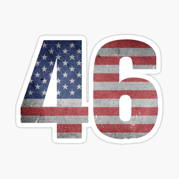 46th President (I am 46 Political Quote) Sticker