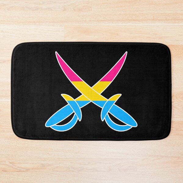 Item preview, Pansexual Pride Pirate Swords - An Exceptional Swordspan designed and sold by halberdier.