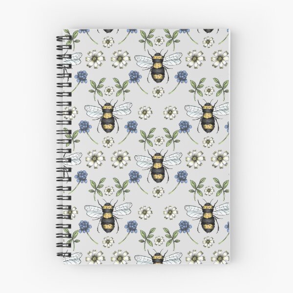 Item preview, Abejas de verano en gris designed and sold by TimorousEclectc.