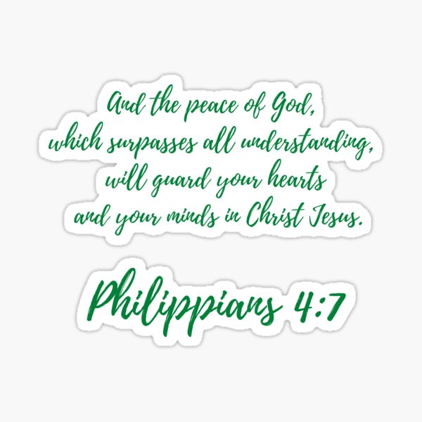 Item preview, Philippians 4:7  - The Peace of God - Inspirational  designed and sold by CloudNinetyNine.