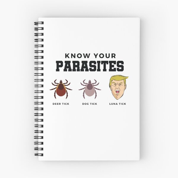 Item preview, Know Your Parasites Anti-Trump Lunatic Trump Luna Tick  designed and sold by The Junto Shop.