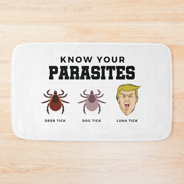 Item preview, Know Your Parasites Anti-Trump Lunatic Trump Luna Tick  designed and sold by The Junto Shop.