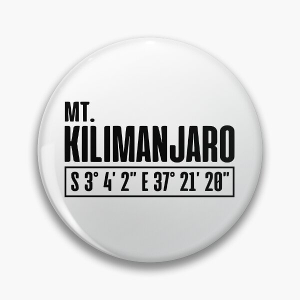 Item preview, Kilimanjaro Coordinates  designed and sold by JackCurtis1991.