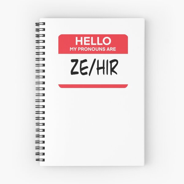 Item preview, Ze/Hir Pronouns Tag designed and sold by SarahWilliams19.