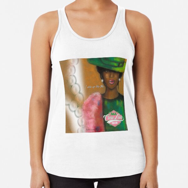 woke up like this Racerback Tank Top