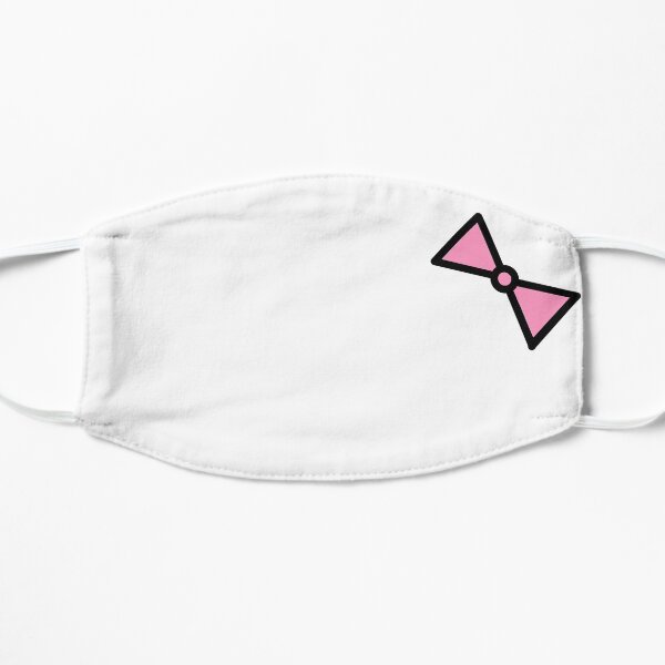 Cute Tilted Bow Flat Mask