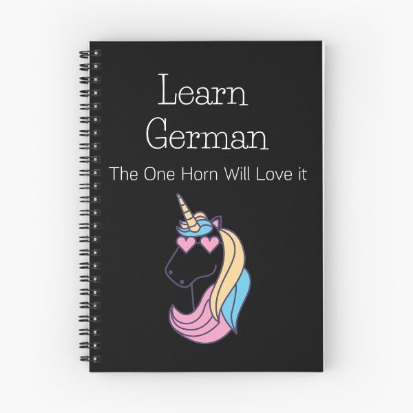 Item preview, Learn German The Unicorn 'Einhorn' (one horn) will love it  designed and sold by Time4German.