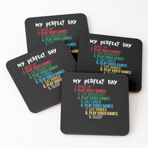 Item preview, My Perfect Day Video Games T-shirt Funny Cool Gamer designed and sold by graphicmeyou.