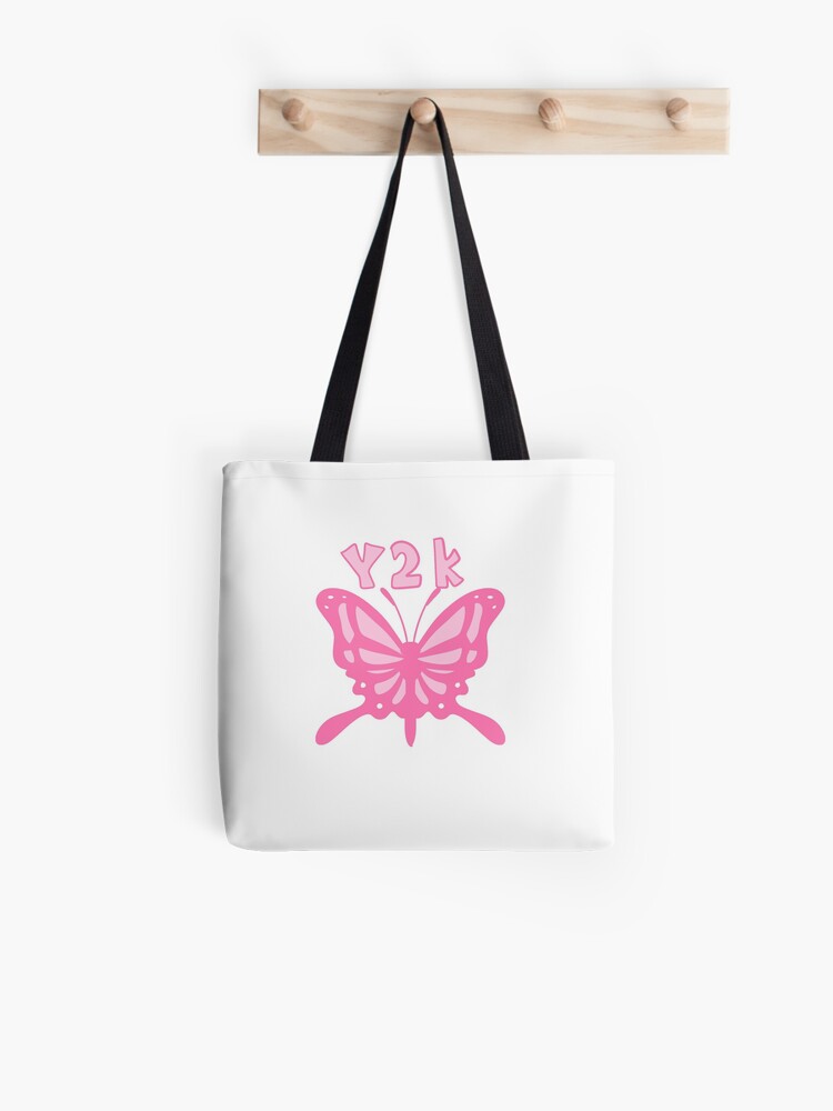 Pink Y2K Butterfly Tote Bag for Sale by gross-girl99