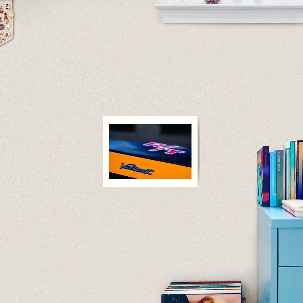 Orange Charger R/T Art Print
