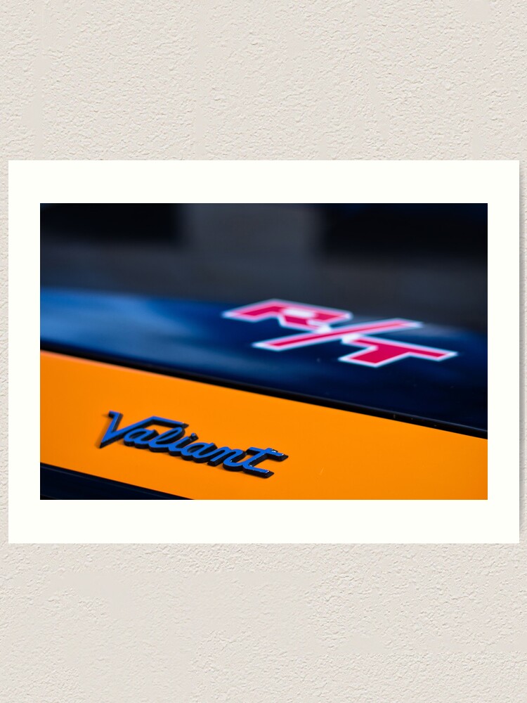 Alternate view of Orange Charger R/T Art Print