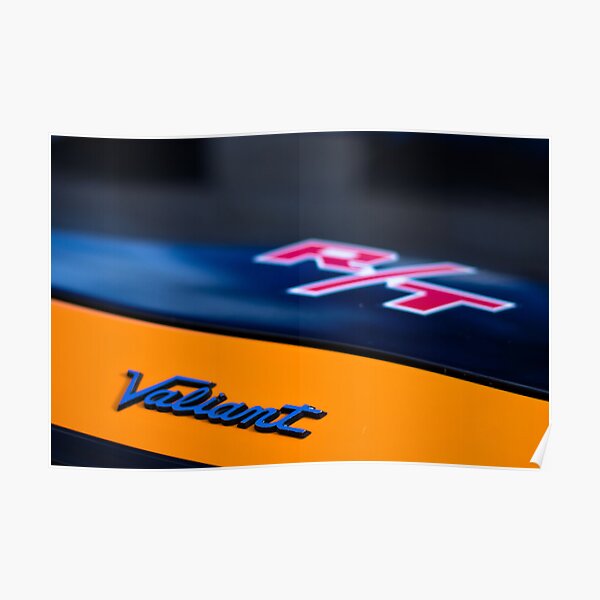 Orange Charger R/T Poster