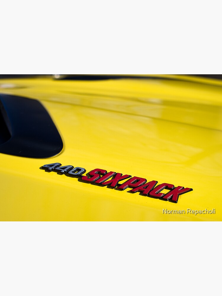 Yellow six pack 'cuda by keystone