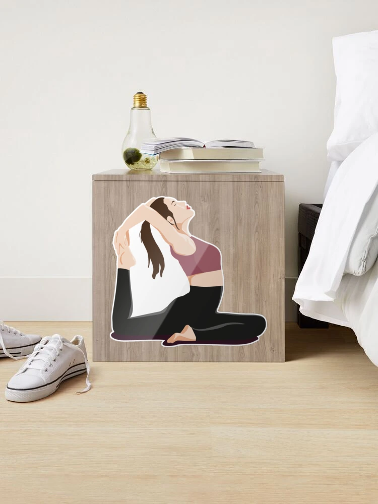 YOGA Woman Sticker by Martina-Ludewig