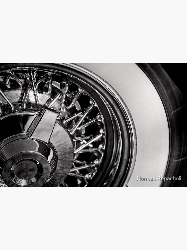 White walls and chromed spokes by keystone