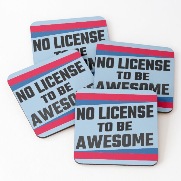 Item preview, No license to be awesome designed and sold by shopbitstockgp.
