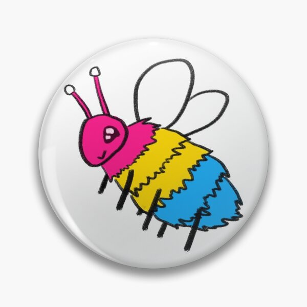 Item preview, Pansexual Pride Bee designed and sold by rathlora.