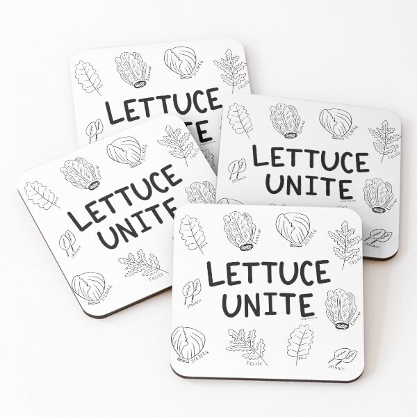 Item preview, Lettuce Unite Fun Market Veggie Lover Humor  designed and sold by Kristen Glanzmann.